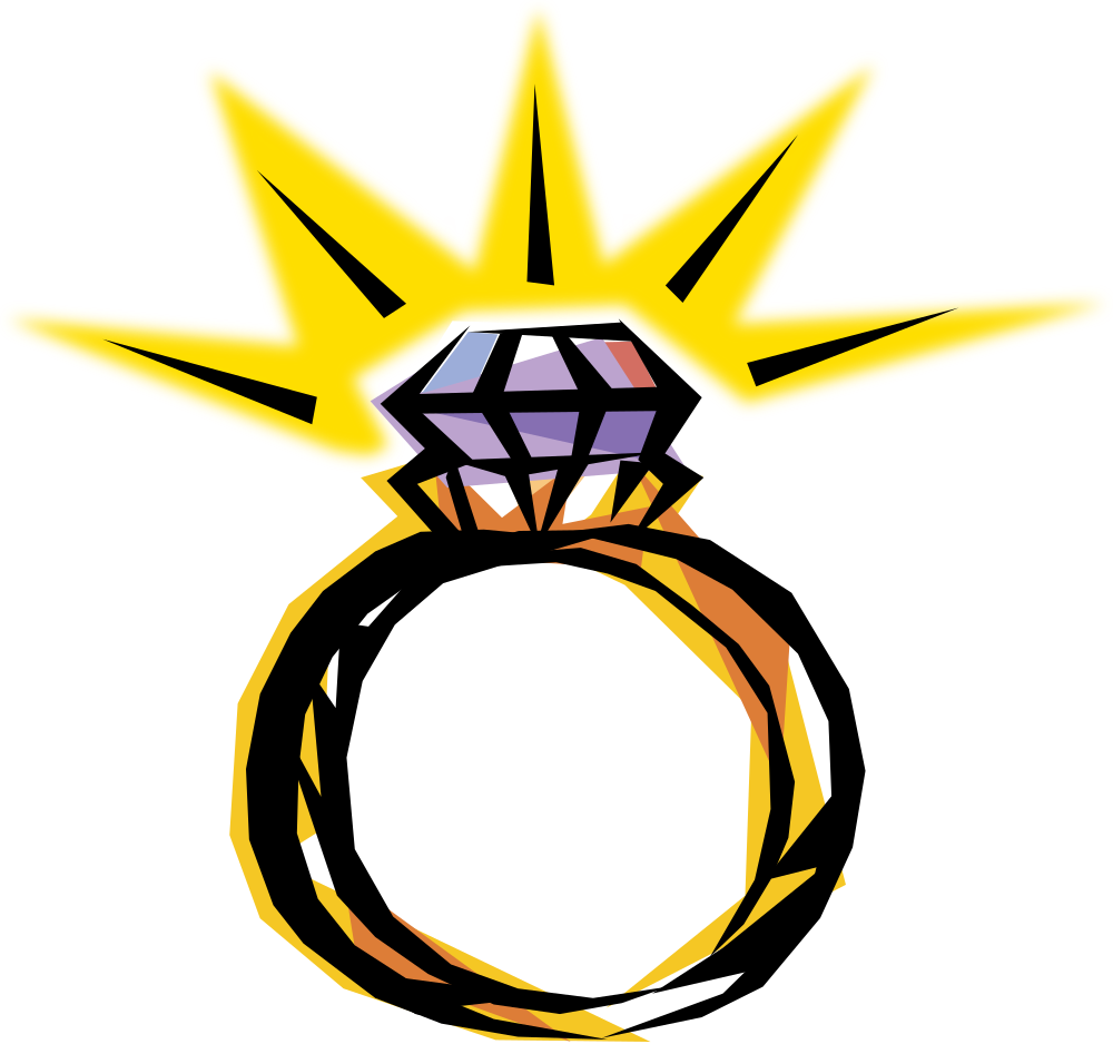 OnlineLabels Clip Art - engagement ring